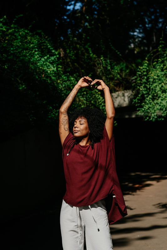 Camiseta assimétrica