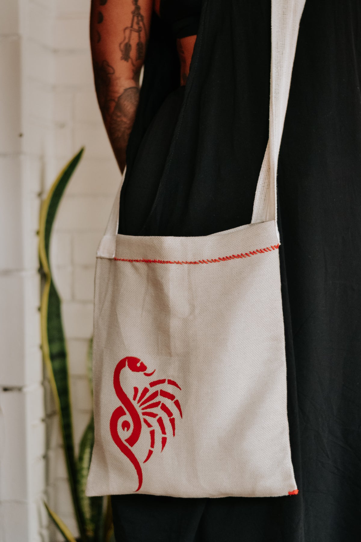 Bolsa Cobra-aranha vermelho Peça única