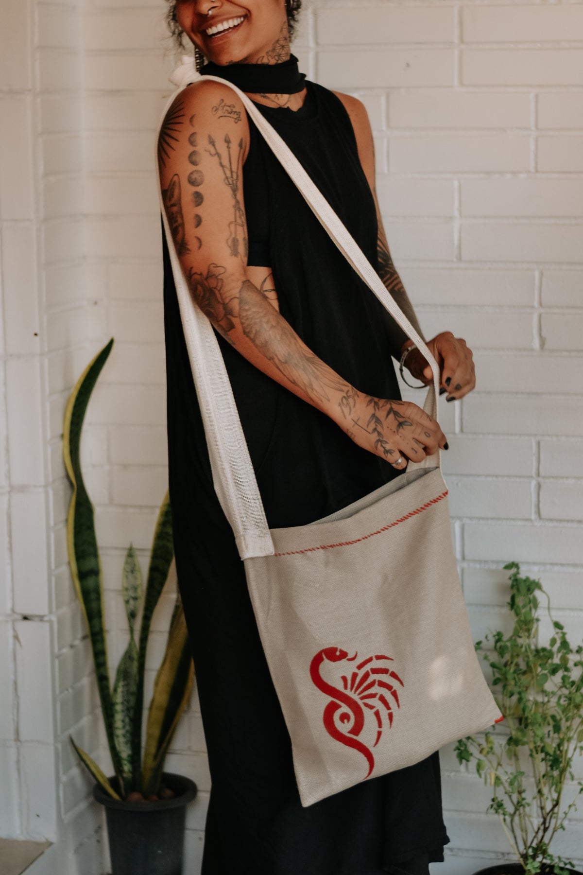 Bolsa Cobra-aranha vermelho Peça única