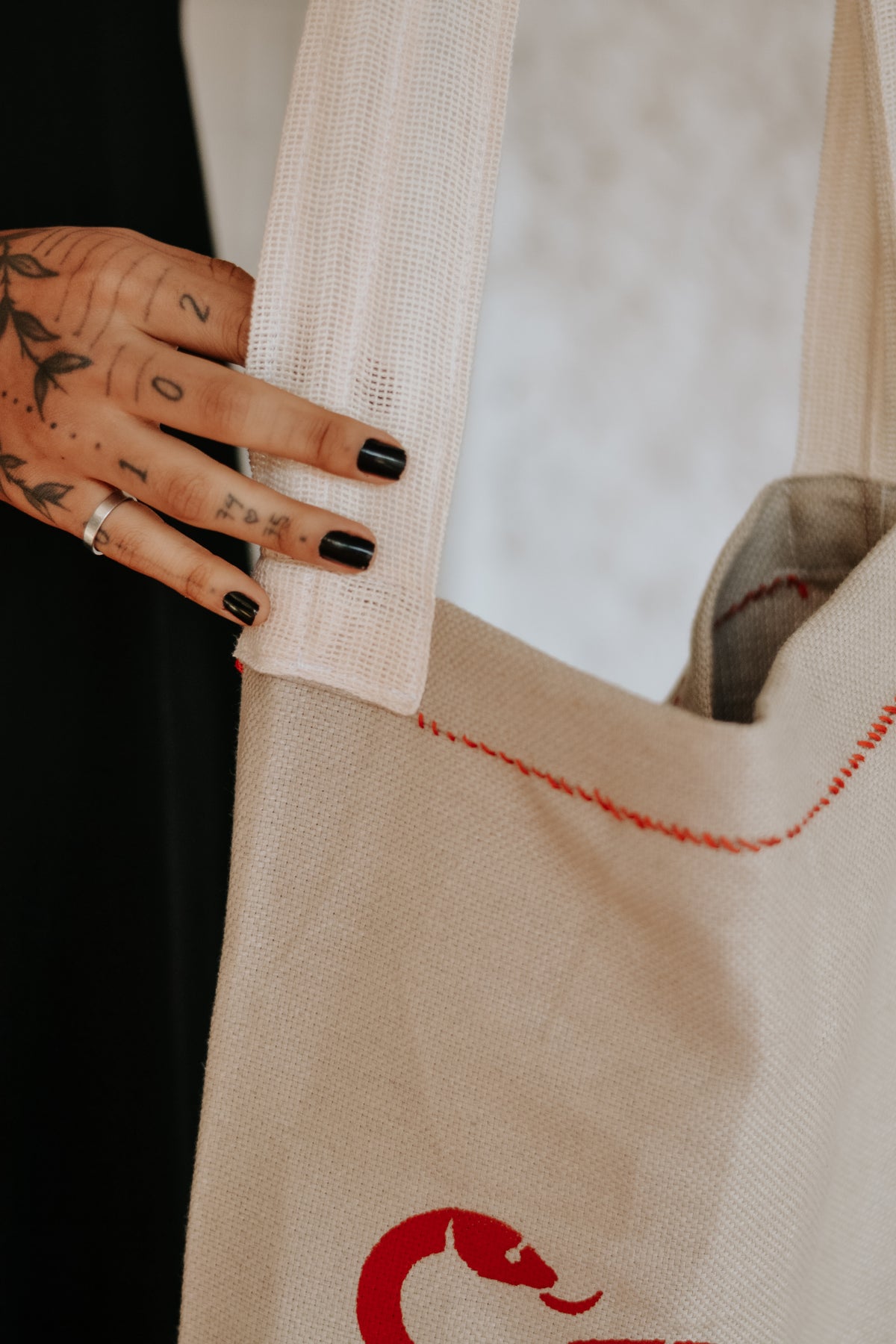 Bolsa Cobra-aranha vermelho Peça única