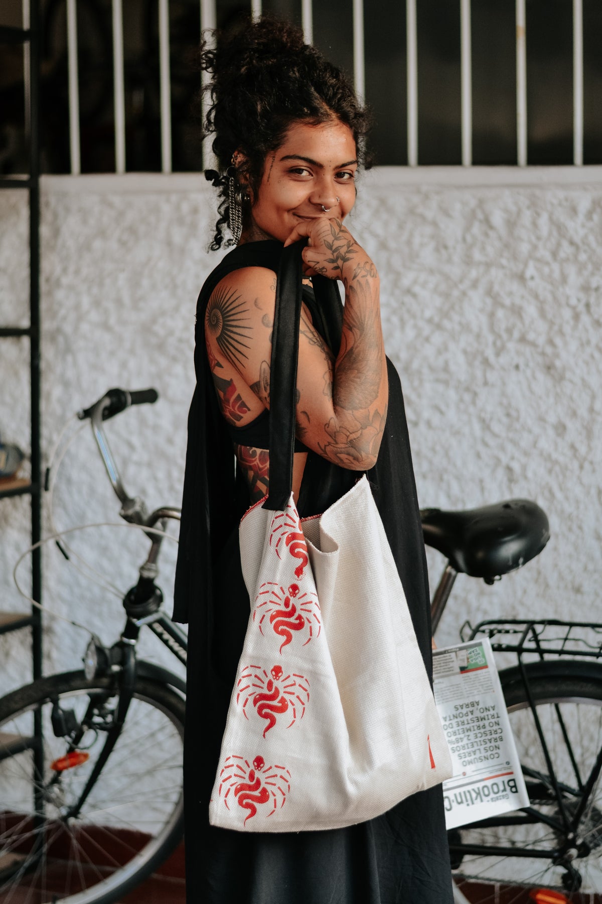 Tote bag vermelho Peça única