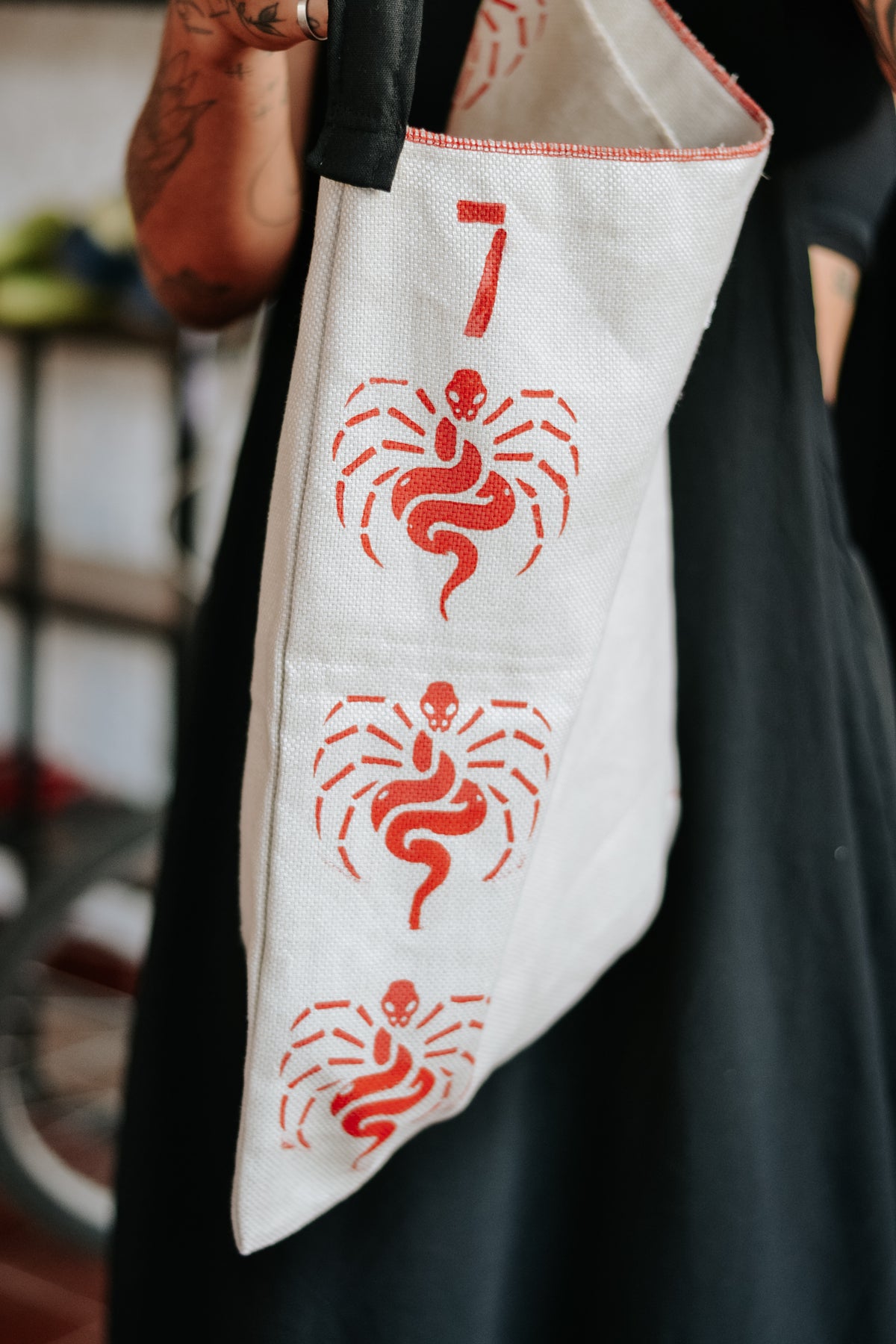 Tote bag vermelho Peça única